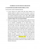 Colombia en las dos fases de la globalización aclaraciones