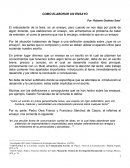 Como elabrorar un ensayo