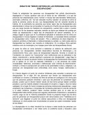 ENSAYO DE “BREVE HISTORIA DE LAS PERSONAS CON DISCAPACIDAD”