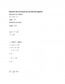 Solución de la ecuación de crecimiento logístico