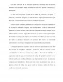 Marx a la sociologia