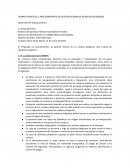 TRABAJO PRÁCTICO 2: PROCEDIMIENTOS DE GESTIÓN INTERNA DE RESIDUOS PELIGROSOS