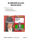 Trabajo de Lectura El fabricante de lluvia