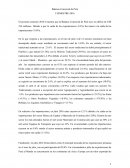 Balanza Comercial de Perú