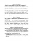 Justificación en la elaboracion de una Tesis