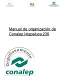 Manual de organización de Conalep Ixtapaluca 236