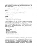 ¿Cuáles son las principales líneas de análisis para poder ordenar la información (estadística) de los perfiles de usuarios y empresas?