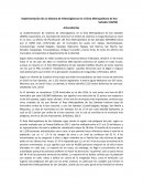 Implementación de un Sistema de Videovigilancia en el Área Metropolitana de San Salvador (AMSS)