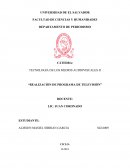 TECNOLOGÌA DE LOS MEDIOS AUDIOVISUALES II “REALIZACIÒN DE PROGRAMA DE TELEVISIÒN”