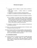 Estructura de negocio