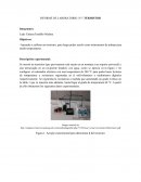 INFORME DE LABORATORIO. N°1 TERMISTOR