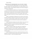 Administración como herramienta de planeación y enfoque