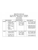Plan de trabajo para biblioteca escolar