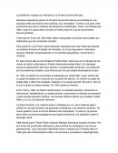 La exhibición iniciaba con Alemania y la Primera Guerra Mundial