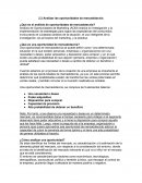 Analizar las oportunidades de mercadotecnia