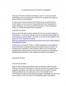 LA CORRUPCIÓN EN EL ESTADO COLOMBIANO