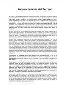 Reconocimiento del terreno Arquitectura