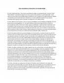 Una sociedad en transición a la modernidad