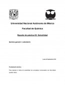 Reporte de práctica 02: Solubilidad