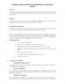 NORMAS SOBRE PENSIÓN DE ENSEÑANZA Y DERECHOS AFINES