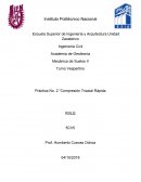Práctica No. 2 “Compresión Triaxial Rápida