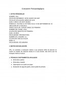 Evaluacion Psicopedagoggica Experiencia