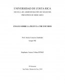 Ensayo sobre película "El Fundador"