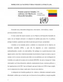 MODELO DE LAS NACIONES UNIDAS COLEGIO LA INMACULADA