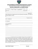 Acta de arresto flagrante practicado por la policia