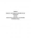 SISTEMAS ECONOMICOS DE GOBIERNO