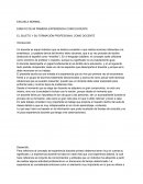 Mi primera experiencia docente