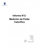Medición de Poder Calorífico
