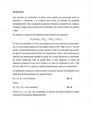Determinación de calores de combustión de alcoholes