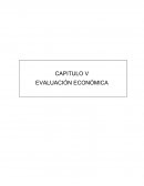 EVALUACIÓN ECONÓMICA