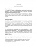 Una investigación de campo y la formulación de una hipótesis