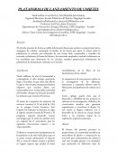 PLATAFORMA DE LANZAMIENTO DE COHETES