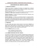 ANTECEDENTES DEL DERECHO LABORAL