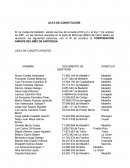 ACTA DE CONSTITUCIÓN Y ESTATUTOS DE LA CORPORACION