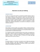 Abandono escolar por Bullying