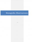 Monografía: observación de una clase