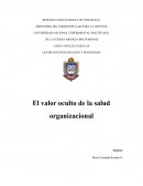 El valor oculto de la salud organizacional