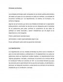 Entidades territoriales . Los departamentos