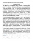 La investigación científica con respecto a nivel escolar