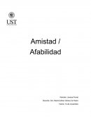 Ensayo amistad