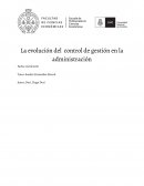 La evolución del control de gestión en la administración