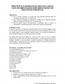 PRACTICA 9: ELABORACION DE CIRCUITOS LOGICOS TANTO NO SIMPLIFICADOS COMO SIMPLIFICADOS CON CIRCUITOS DE FUNCION FIJA