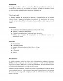 Diferentes procedimientos realizados en el laboratorio