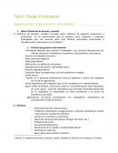 Taller: Riesgo Psicolaboral