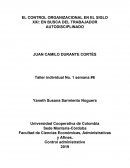 EL CONTROL ORGANIZACIONAL EN EL SIGLO XXI: EN BUSCA DEL TRABAJADOR AUTO DISCIPLINADO