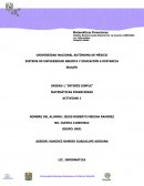 UNIDAD 1 “INTERÉS SIMPLE” MATEMÁTICAS FINANCIERAS